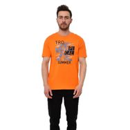 Arma Y22344402501 Turuncu-T1 Bisiklet Yaka Erkek T-shirt
