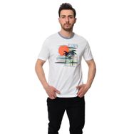 Arma Y22344402701 Beyaz-B1 Bisiklet Yaka Erkek T-shirt
