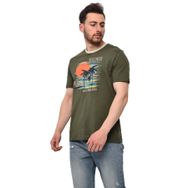 Arma Y22344402701 Haki-H1 Bisiklet Yaka Erkek T-shirt