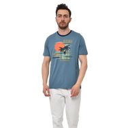 Arma Y22344402701 Mavi-M2 Bisiklet Yaka Erkek T-shirt