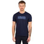 Arma Y22344450801 Lacivert-L1 Bisiklet Yaka Erkek T-shirt