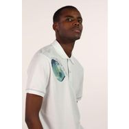 Arma Y22374300401 Beyaz Polo Yaka Erkek T-shirt