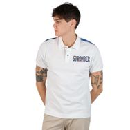 Arma Y22374301201 Beyaz Polo Yaka Erkek T-shirt