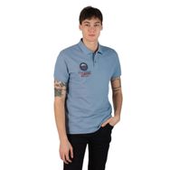 Arma Y22374868701 Mavi-M2 Büyük Beden Polo Yaka Erkek T-shirt