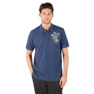 Arma Y22374868801 Lacivert-L1 Büyük Beden Polo Yaka Erkek T-shirt