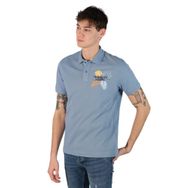 Arma Y22374869001 Mavi-M2 Büyük Beden Polo Yaka Erkek T-shirt