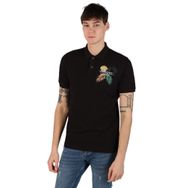 Arma Y22374869001 Siyah-S1 Büyük Beden Polo Yaka Erkek T-shirt