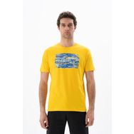 Arma Y25344403001 Sarı-S2 Regular Fit Bisiklet Yaka Erkek T-shirt