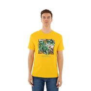 Arma Y25344403501 Sarı-S2 Regular Fit Bisiklet Yaka Erkek T-shirt