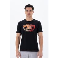 Arma Y25344404001 Siyah-S1 Regular Fit Bisiklet Yaka Erkek T-shirt
