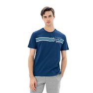 Arma Y25344404501 İndigo-İ1 Regular Fit Bisiklet Yaka Erkek T-shirt