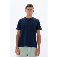 Arma Y25344404701 Lacivert-L1 Regular Fit Bisiklet Yaka Erkek T-shirt