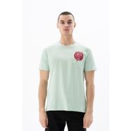 Arma Y25344405001 Yeşil-Y2 Regular Fit Bisiklet Yaka Erkek T-shirt