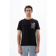 Arma Y25344405201 Siyah-S1 Regular Fit Bisiklet Yaka Erkek T-shirt