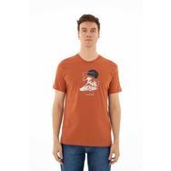 Arma Y25344405601 Pembe-P4 Regular Fit Bisiklet Yaka Erkek T-shirt