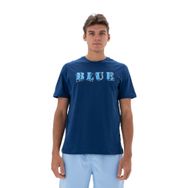 Arma Y25344405901 İndigo-İ1 Regular Fit Bisiklet Yaka Erkek T-shirt