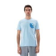 Arma Y25344406101 Mavi-M1 Bisiklet Yaka Regular Fit Erkek T-shirt