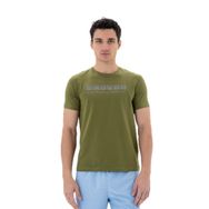 Arma Y25344451801 Yeşil-Y1 Slim Fit Bisiklet Yaka Erkek T-shirt