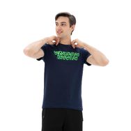 Arma Y25344452001 Lacivert-L1 Slim Fit Bisiklet Yaka Erkek T-shirt