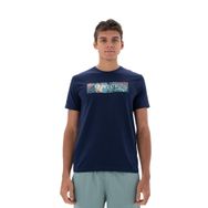 Arma Y25344452101 Lacivert-L1 Slim Fit Bisiklet Yaka Erkek T-shirt