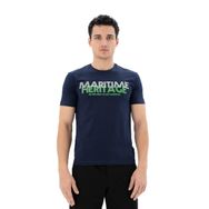 Arma Y25344452201 Lacivert-L1 Slim Fit Bisiklet Yaka Erkek T-shirt