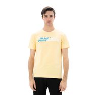 Arma Y25344452401 Sarı-S1 Slim Fit Bisiklet Yaka Erkek T-shirt