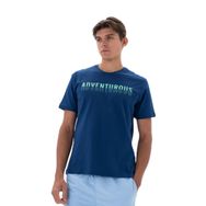 Arma Y25344870001 İndigo İ1 Büyük Beden Bisiklet Yaka Erkek T-shirt