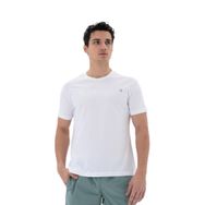 Arma Y25344870101 Beyaz-B1 Büyük Beden Bisiklet Yaka Erkek T-shirt