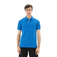 Arma Y25374303301 Saks Mavisi-SM1 Regular Fit Polo Yaka Erkek T-shirt