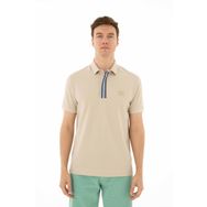 Arma Y25374306001 Bej-B1 Regular Fit Polo Yaka Erkek T-shirt