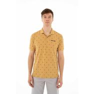 Arma Y25374306701 Hardal Sarısı-H1 Regular Fit Polo Yaka Erkek T-shirt