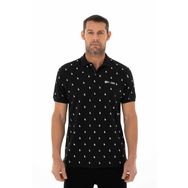 Arma Y25374306701 Siyah Regular Fit Polo Yaka Erkek T-shirt
