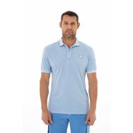 Arma Y25374490401 Mavi-M2 Regular Fit Parça Boyama Polo Yaka Erkek T-shirt