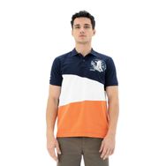 Arma Y25374866301 Lacivert-L1 Büyük Beden Polo Yaka Erkek T-shirt