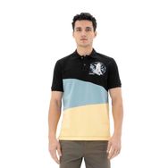 Arma Y25374866301 Siyah-S1 Büyük Beden Polo Yaka Erkek T-shirt