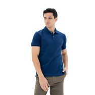 Arma Y25374866901 İndigo-İ1 Büyük Beden Polo Yaka Erkek T-shirt
