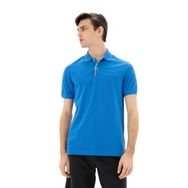 Arma Y25374867001 Saks Mavisi-SM1 Büyük Beden Polo Yaka Erkek T-shirt