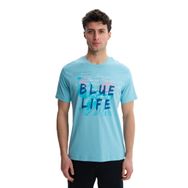 Arma Y27344407201 Mavi-M16 Bisiklet Yaka Regular Fit Erkek T-shirt
