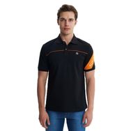 Arma Y27374307501 Siyah-S1 Regular Fit Likralı Polo Yaka Erkek T-shirt