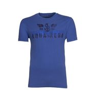Arma Y9TOO7482 Saks Mavisi-SM1 Bisiklet Yaka Erkek T-shirt