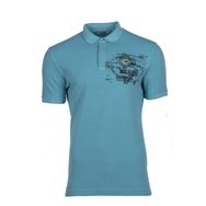 Arma Y9TYO7337 Turkuaz Polo Yaka Erkek T-shirt