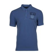 Arma Y9TYO7338 Saks Mavisi-SM1 Polo Yaka Erkek T-shirt