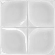 Armada Çini 12.5x12.5 cm Defakto Beyaz Model Çini Seramik Karo