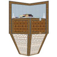 Armada Çini 120x160 Sarı Kahve Beyaz Cami Kürsüsü