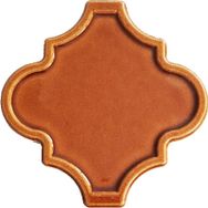 Armada Çini 12x12 Ottoman Rölyefli Arabesk Karamel Çini Karo Seramik