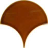 Armada Çini 17x17 cm Karamel Balık Pulu Damla Çini Seramik
