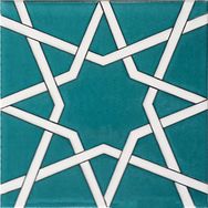 Armada Çini 20x20 cm SP 94 Yıldız Kütahya Cami Çinisi Selçuklu Desenli Seramik Çini Karo
