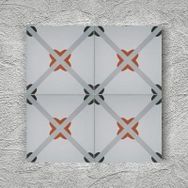 Armada Çini 20x20 Papatya Porselen Yer Çinisi