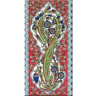 Armada Çini 20X40 cm ED 160 Karanfil Hançer Eldekoru Çini Pano