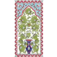 Armada Çini 20X40 Cm Ed 161 Saksılı Eldekoru Çini Pano